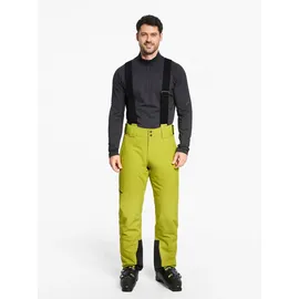 Ziener Herren TAZLIN-Z Ski-Hose/Schnee-Hose | wasserdicht, warm, Träger, Electric Grass, 56