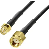 BKL Electronic WLAN-Antennen Anschlusskabel 5m Schwarz