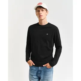 GANT REG SHIELD LS T-SHIRT schwarz XL