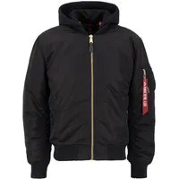 Alpha Industries MA-1 ZH Back EMB schwarz Herren Jacken