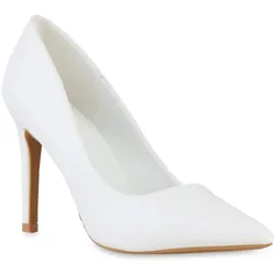 Damen Spitze Pumps in Weiss