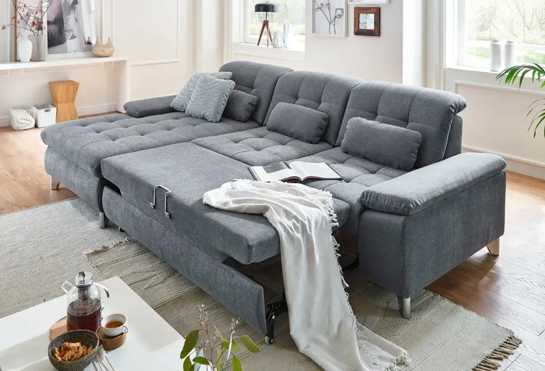 Megapol Ecksofa 2 MP-IN18012 mit Querschläfer