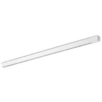 Ideal Lux Baldachin LINEAR ALL IN, eckig, 6-fach, 120cm, verdeckte Kabel-Auslässe (fix), mit Zugentlastung, weiß IDEA-328751