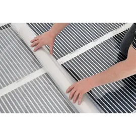 PEROBE Temperierungsfolie elektrisch 2,1 m2 168 Watt 350 x 60 cm