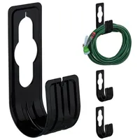 Relaxdays Schlauchhalter, 4er Set, für 30 m Schlauch, Schlauchhalterung