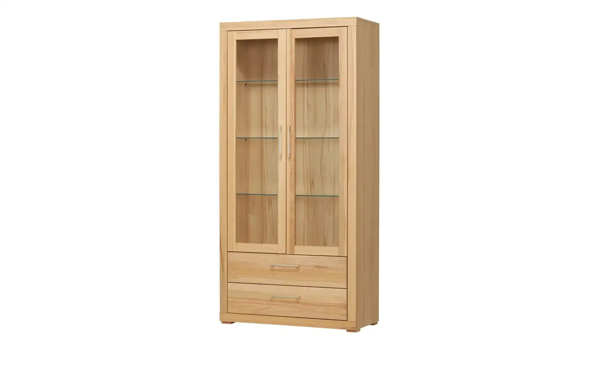smart Vitrine  Oslo , holzfarben , Maße (cm): B: 91 H: 189 T: 42.0