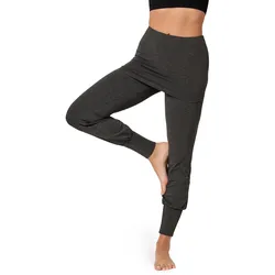 Yoga Hose mit Rock BLV50-275 - Dunkelmelange - XL