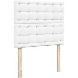 vidaXL Boxspringbett 120 x 200 cm Weiß