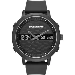 Chronograph SKECHERS "LAWNDALE", schwarz, Armbanduhren, Herren, Quarzuhr, Armbanduhr, Herrenuhr, analog, digital, Stoppfunktion, Datum