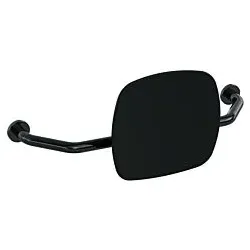 Hewi 801 Rückenstütze 801.51.917390 Wandabstand 230mm, Lehne tiefschwarz, tiefschwarz