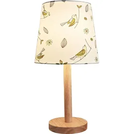 Pauleen Cute Bird Weiß Stoff/Holz max. 20W E27 ohne Leuchtmittel