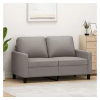 VidaXL 2-Sitzer-Sofa Taupe 120 cm Stoff