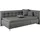MAINTAL Polsterliege "Malea", grau, - 84129251-0 Struktur (100% Polyester) Kopfteil rechts,