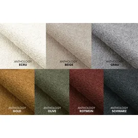 Kaiser Ecksofa Selio mit Schlaffunktion und Bettzeugcontainer Ecru Rechts