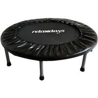 Relaxdays Fitness-Trampolin 95 cm Schwarz