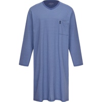 Ammann Ammann, Herren, Pyjama, Herren-Nachthemd "EXTRA LIGHT COTTON", Blau, (56)