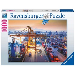 Ravensburger Puzzle »Hafen in Hamburg«, 1000 Puzzleteile, Made in Germany, FSC® - schützt Wald - weltweit