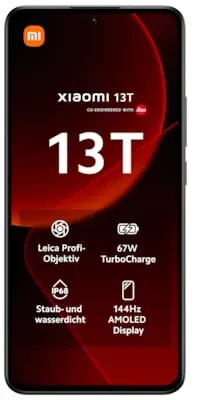 Xiaomi 13T 5G 8/256GB Dual-SIM Smartphone black EU