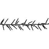 Koopmann International LED-Lichterkette Cluster 384 warmweiße grüne und rote LEDs 2,8m - Rot/Weiß/Grün