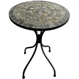 Mojawo Mosaik Mosaiktisch Ø 60 x 70 cm Mehrfarbig