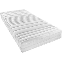 Breckle Taschenfederkernmatratze Carry Medica Nova, Weiß, Textil, H2, rechteckig, 90x200 cm, Grüner Punkt, Lga, Textiles Vertrauen - Oeko-Tex®, Hohenstein, Made in Germany, DIN EN ISO 9001, Härtegradauswahl, Bezug abnehmbar/waschbar, Ober- und Unterseite versteppt, wendbar, optimale Belüftung, für verstellbare Lattenroste geeignet, atmungsaktiv, schadstoffgeprüft, orthopädische Matratze, Schlafzimmer, Matratzen Shop, Matratzen, Taschenfederkernmatratzen