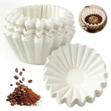 Hbzunt 100 Stück Korbfilter Kaffeefilter, Kaffeefilter Papier Universelle