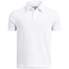 Under Armour Icon Poloshirt Jungen 100 white/white L 149-160 cm