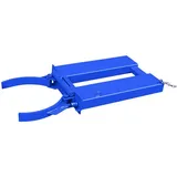 Eichinger® Fassgreifer für 200 l Fässer mit Verriegelungsautomatik, 1 x Fass, enzianblau
