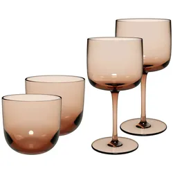 like. by Villeroy & Boch Wein- und Wassergläser Like Glass 4er Set