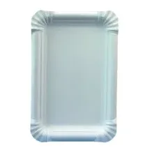 Papstar Pappteller eckig 13 x 20 cm 25 St. Weiß