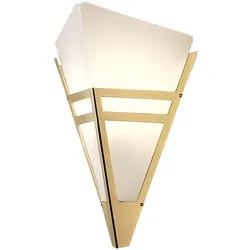 Tecnolumen Art Deco AD 36 Wandleuchte, messing