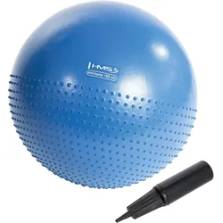 Gymnastikball mit massagenoppen yb03 HMS BLAU 55 CM