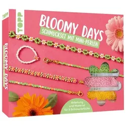 Frechverlag Schmuckset mit Mini-Perlen – DIY Schmuckset – Blumenarmbänder mit Mini-Perlen