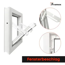 framex Kellerfenster Kippfenster 100 x 50 cm weiß