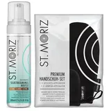 St. Moriz Professional Mousse + Premium Applikator-Set (Transparent)