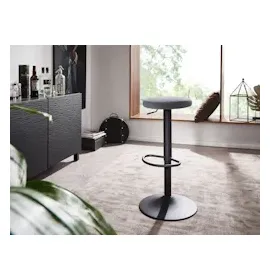 FineBuy Barhocker Samt Hocker Stoff / Metall Design Bistrohocker 100 kg Drehbar