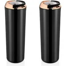 VIP Ahmet Runde Vorratsdose schwarz 1,75 l 2-teiliges Set