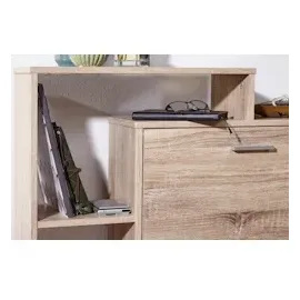 FineBuy Massa 85 x 93 x 24 cm Eiche / Sonoma