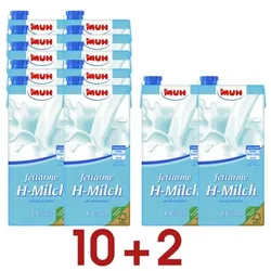 MUH 10 + 2 Aktion: 12er-Pack Milch »H-Milch 1,5% Fett«