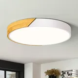 Vikaey Deckenlampe LED, LED Deckenleuchte 40cm, Deckenleuchte Wohnzimmer Weiß, Mordern Lampe für Wohnzimmer Schlafzimmer Küche Flur 4000K