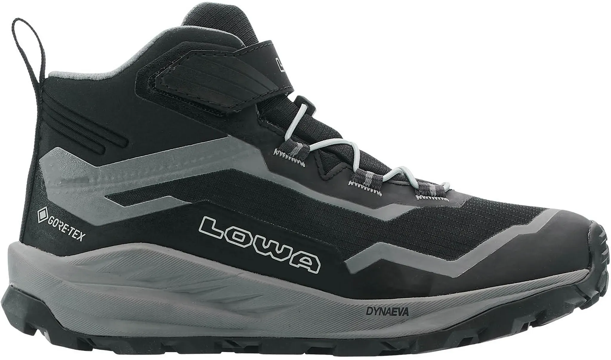 Lowa TRAILUX MID Multifunktionsschuhe Kinder in schwarz-grau, Größe 37 - schwarz