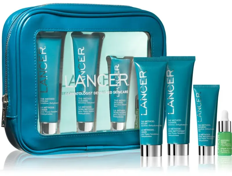 LANCER THE METHOD SENSITIVE-DEHYDRATED SKIN Reiseset für dehydrierte Haut