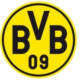 wall-art Wandtattoo »Fußball Borussia Dortmund Logo«, (1 St.), selbstklebend, entfernbar, gelb