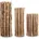 MC Sammler in 26 Größen Holzzaun aus Haselnuss Gartenzaun Holz Höhen 50 cm 150 cm Länge 5/10 Meter Kastanienzaun für Gart Braun