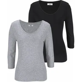 FLASHLIGHTS V-Shirt Grau 36/38