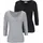 FLASHLIGHTS V-Shirt Grau 36/38