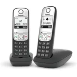 Gigaset A690 Duo schwarz-silber