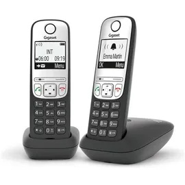 Gigaset A690 Duo schwarz-silber