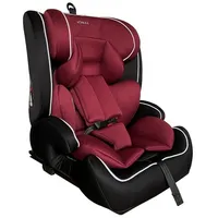 XOMAX Autokindersitz SOFIA, ab: 15 Monaten, bis: 12 Jahre, (1-tlg), Kindersitz ISOFIX 9-36 kg i-Size ECE R129 rot|schwarz