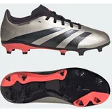 Adidas Predator League Kids FG Platinum Metallic / Aurora Black / Turbo 38